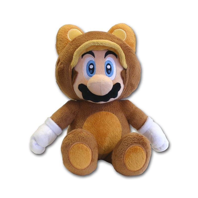 Mario - Peluche Super Mario Tanuki...