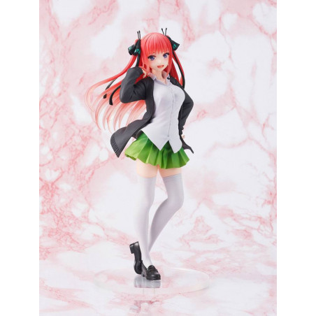 The Quintessential Quintuplets statuette PVC Coreful Nakano Nino Uniform Ver. 20 cm Taito - 1