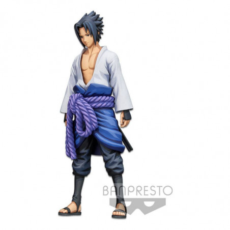 Naruto Shippuden figurine Grandista Shinobi Relations Uchiha Sasuke Manga Dimensions 27 cm Banpresto - 2
