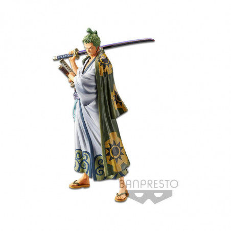 One Piece statuette PVC DXF Grandline Men Wanokuni Vol. 2 Zoro 17 cm Banpresto - 3