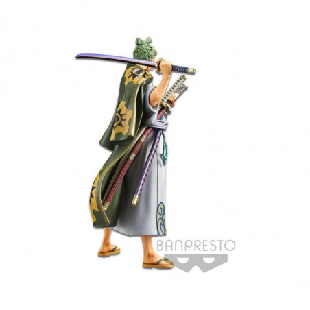 One Piece statuette PVC DXF Grandline Men Wanokuni Vol. 2 Zoro 17 cm Banpresto - 4