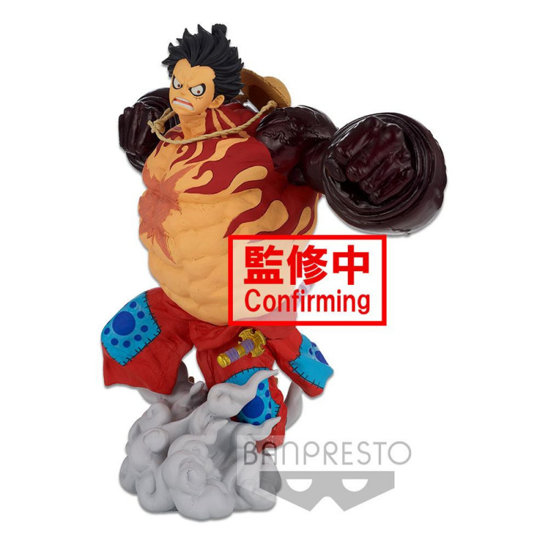One Piece statuette BWFC 3 Super Master Stars Piece Monkey D. Luffy Gear4 The Original 22 cm Banpresto - 1