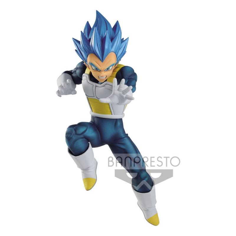 Dragon Ball Super statuette PVC Chosenshiretsuden II SSGSS Vegeta (Evolution) 13 cm Banpresto - 1