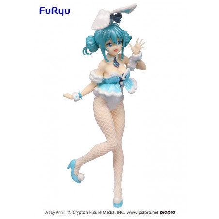 Hatsune Miku statuette PVC BiCute Bunnies Hatsune Miku White Rabbit Pearl Color ver. SEGA - 8