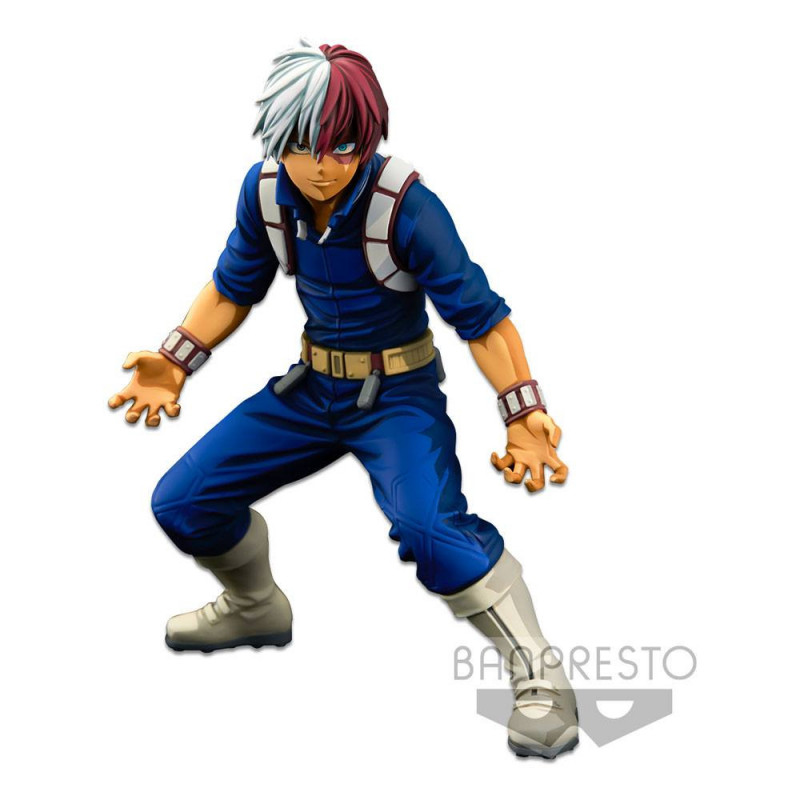 My Hero Academia statuette Colosseum Modeling Academy Super Master Stars Piece Shoto Todoroki 21 cm Banpresto - 1