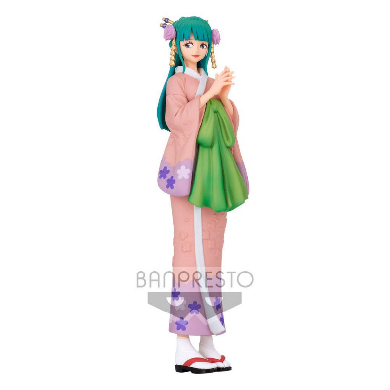 One Piece statuette PVC DXF Grandline Lady Wanokuni Hiyori 16 cm Banpresto - 1