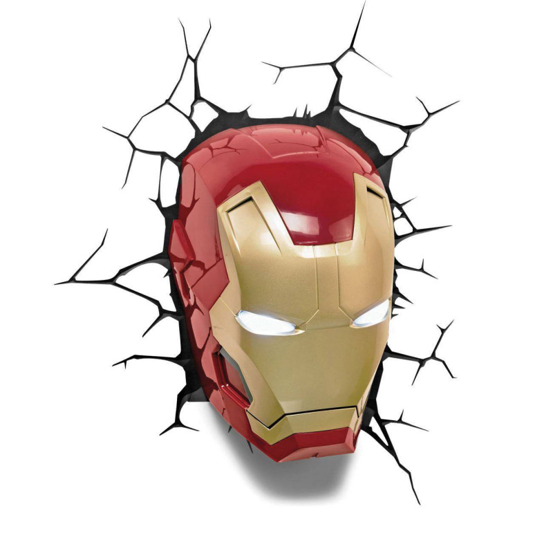 Marvel lampe 3D LED Iron Man 3D Light FX - 1