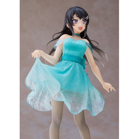 Rascal Does Not Dream of Bunny Girl Senpai statuette Coreful Mai Sakurajima Clear Dress Ver. 20 cm Taito - 2