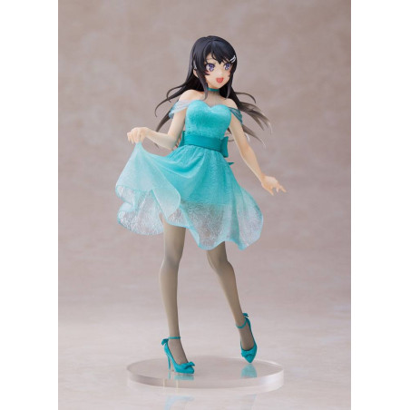 Rascal Does Not Dream of Bunny Girl Senpai statuette Coreful Mai Sakurajima Clear Dress Ver. 20 cm Taito - 7