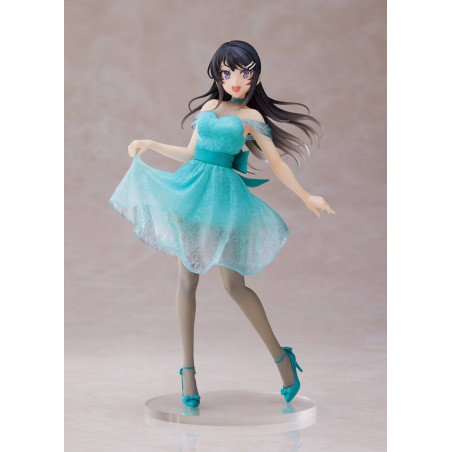 Rascal Does Not Dream of Bunny Girl Senpai statuette Coreful Mai Sakurajima Clear Dress Ver. 20 cm Taito - 8