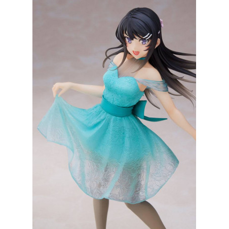 Rascal Does Not Dream of Bunny Girl Senpai statuette Coreful Mai Sakurajima Clear Dress Ver. 20 cm Taito - 10