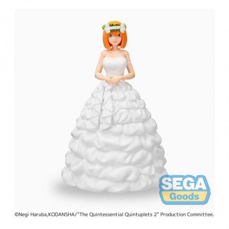 The Quintessential Quintuplets 2 statuette PVC SPM Yotsuba Nakano Bride Ver. 21 cm SEGA - 1