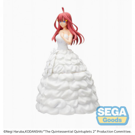 The Quintessential Quintuplets statuette PVC SPM Itsuki Nakano Bride Ver. 21 cm SEGA - 3