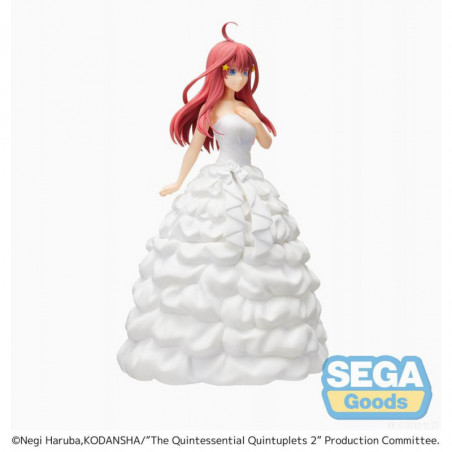 The Quintessential Quintuplets statuette PVC SPM Itsuki Nakano Bride Ver. 21 cm SEGA - 5
