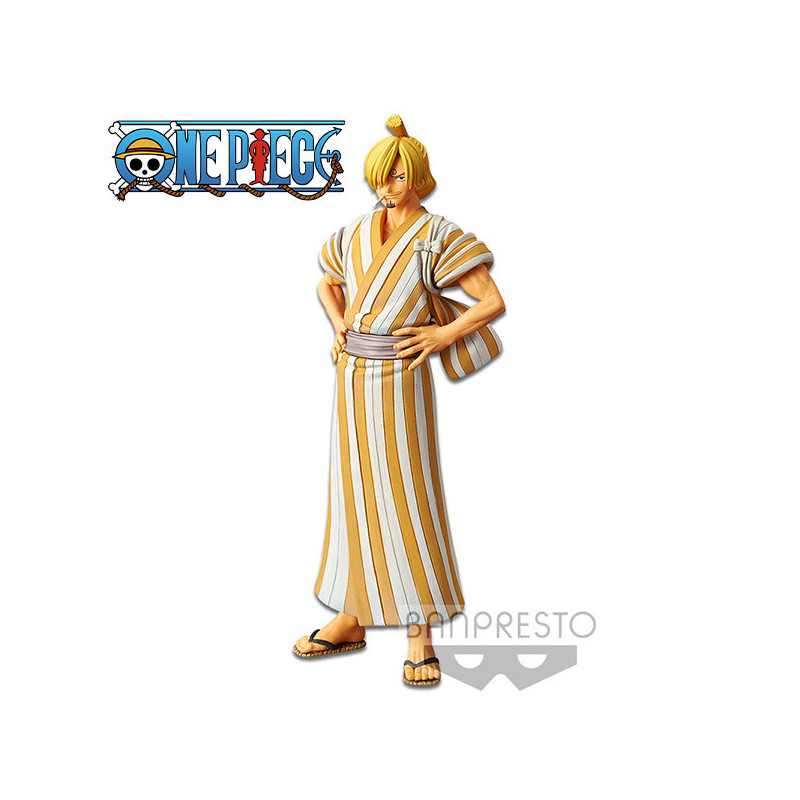 One Piece DxF Grandline Men Wanokuni Vol 5 Sanji 17cm Banpresto - 1