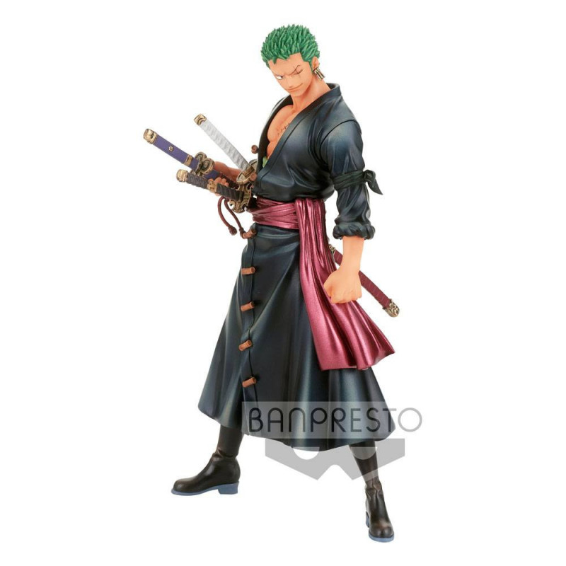 One Piece statuette PVC DXF The Grandline Wanokuni Vol. 1 Roronoa Zoro 17 cm Banpresto - 1
