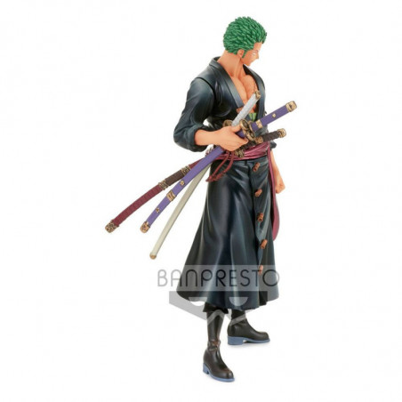 One Piece statuette PVC DXF The Grandline Wanokuni Vol. 1 Roronoa Zoro 17 cm Banpresto - 2