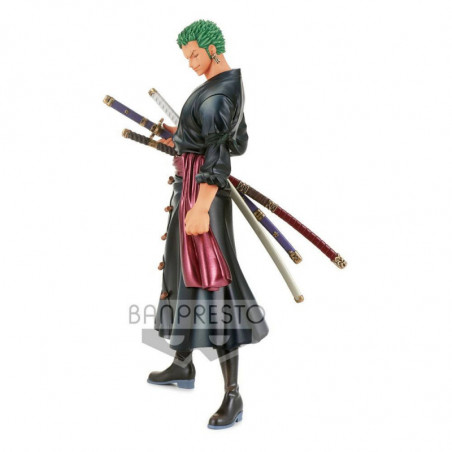 One Piece statuette PVC DXF The Grandline Wanokuni Vol. 1 Roronoa Zoro 17 cm Banpresto - 3