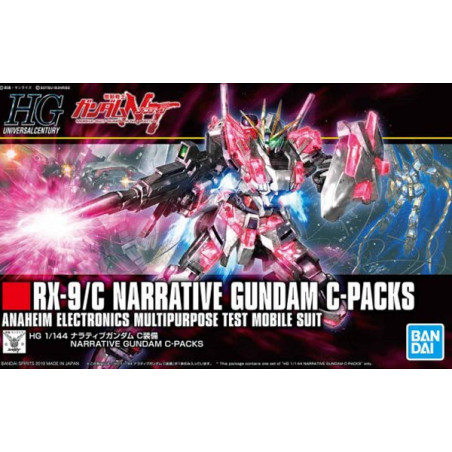 Gundam Gunpla HG 1/144 222 Narrative Gundam C-Packs Bandai - 2