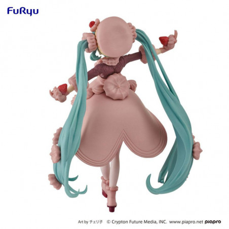 Hatsune Miku statuette PVC SweetSweets Series Hatsune Miku Strawberry Chocolate Short 17 cm Furyu - 5
