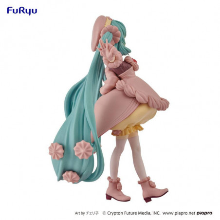 Hatsune Miku statuette PVC SweetSweets Series Hatsune Miku Strawberry Chocolate Short 17 cm Furyu - 7