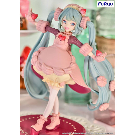 Hatsune Miku statuette PVC SweetSweets Series Hatsune Miku Strawberry Chocolate Short 17 cm Furyu - 10