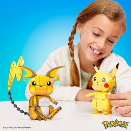 Pokémon jeu de construction Mega Construx Wonder Builders Pikachu Evolution Trio 13 cm Mattel - 5