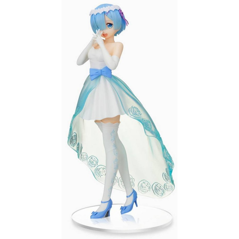 Re Zero Rem Wedding Dress Ver. SPM Figurine SEGA - 1