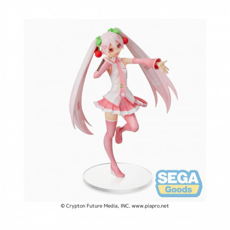 Hatsune Miku statuette SPM Sakura Miku Ver. 3 21 cm SEGA - 1