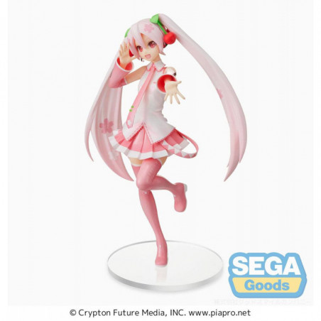 Hatsune Miku statuette SPM Sakura Miku Ver. 3 21 cm SEGA - 3