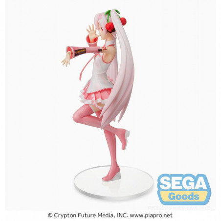 Hatsune Miku statuette SPM Sakura Miku Ver. 3 21 cm SEGA - 4