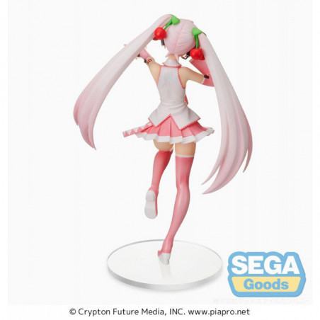 Hatsune Miku statuette SPM Sakura Miku Ver. 3 21 cm SEGA - 5