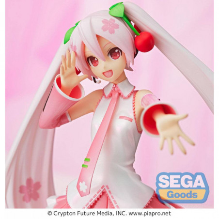 Hatsune Miku statuette SPM Sakura Miku Ver. 3 21 cm SEGA - 7