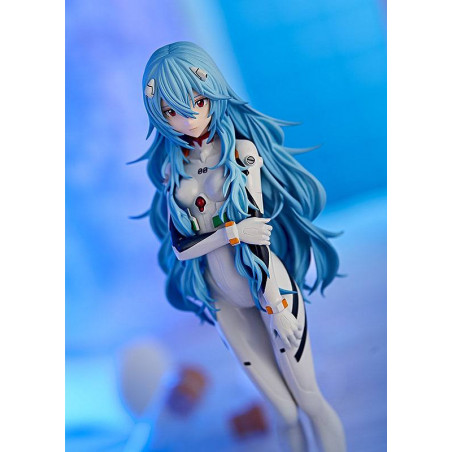 Rebuild of Evangelion statuette PVC Pop Up Parade Rei Ayanami Long Hair Ver. 17 cm Good Smile Company - 8