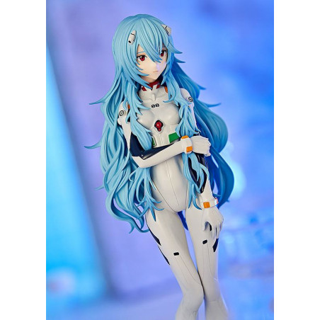 Rebuild of Evangelion statuette PVC Pop Up Parade Rei Ayanami Long Hair Ver. 17 cm Good Smile Company - 9