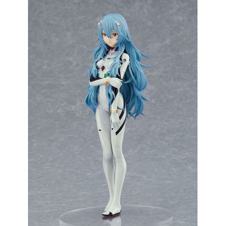 Rebuild of Evangelion statuette PVC Pop Up Parade Rei Ayanami Long Hair Ver. 17 cm Good Smile Company - 11