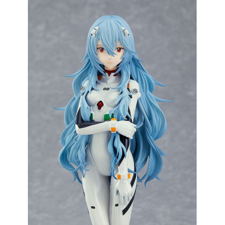 Rebuild of Evangelion statuette PVC Pop Up Parade Rei Ayanami Long Hair Ver. 17 cm Good Smile Company - 13