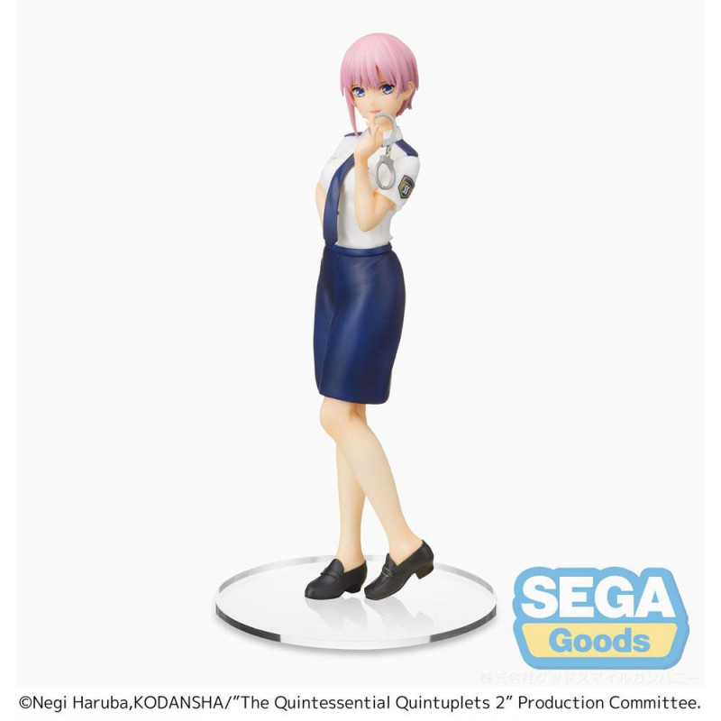 The Quintessential Quintuplets 2 statuette PVC SPM Ichika Nakano Police Ver. 21 cm SEGA - 1
