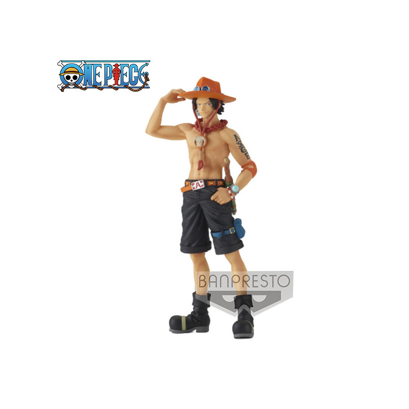 One Piece Dxf Grandline Series Wanokuni Vol 3 Portgas D Ace 17cm Banpresto - 1