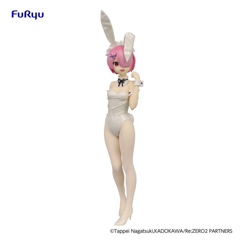 Re:Zero - Starting Life in Another World statuette PVC BiCute Bunnies Ram White Pearl Color Ver. 30 cm Furyu - 1