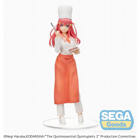 The Quintessential Quintuplets 2 statuette PVC SPM Itsuki Nakano Cook Ver. 23 cm SEGA - 1