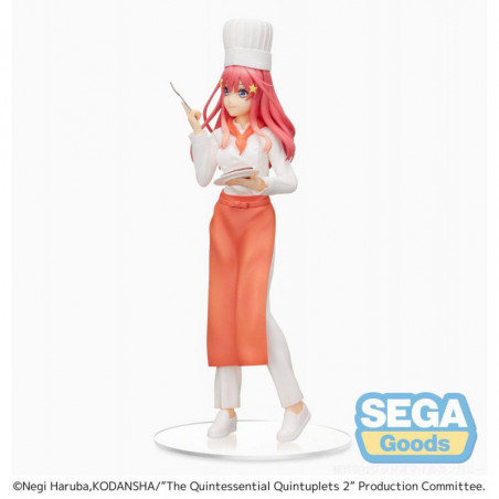 The Quintessential Quintuplets 2 statuette PVC SPM Itsuki Nakano Cook Ver. 23 cm SEGA - 2