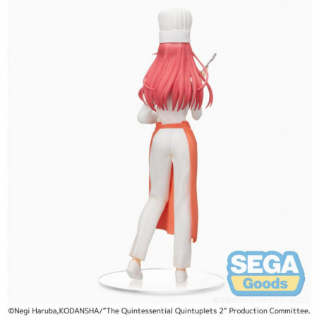 The Quintessential Quintuplets 2 statuette PVC SPM Itsuki Nakano Cook Ver. 23 cm SEGA - 3