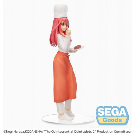 The Quintessential Quintuplets 2 statuette PVC SPM Itsuki Nakano Cook Ver. 23 cm SEGA - 4