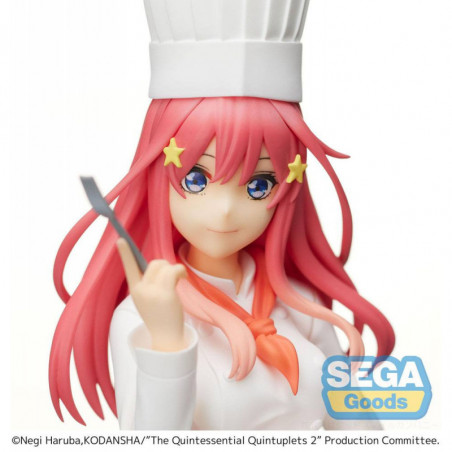 The Quintessential Quintuplets 2 statuette PVC SPM Itsuki Nakano Cook Ver. 23 cm SEGA - 5