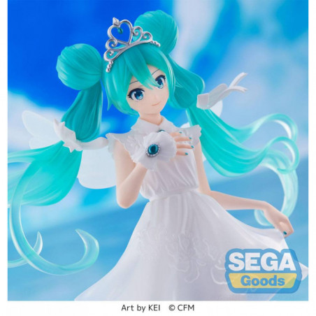 Hatsune Miku statuette PVC SPM 15th Anniversary KEI Ver. 24 cm SEGA - 4