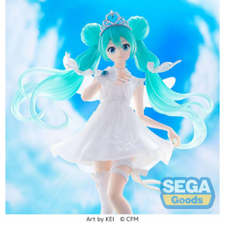 Hatsune Miku statuette PVC SPM 15th Anniversary KEI Ver. 24 cm SEGA - 5