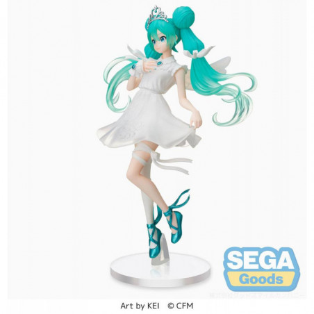 Hatsune Miku statuette PVC SPM 15th Anniversary KEI Ver. 24 cm SEGA - 6