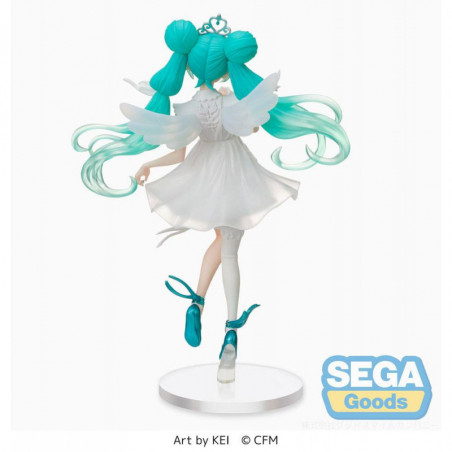 Hatsune Miku statuette PVC SPM 15th Anniversary KEI Ver. 24 cm SEGA - 7