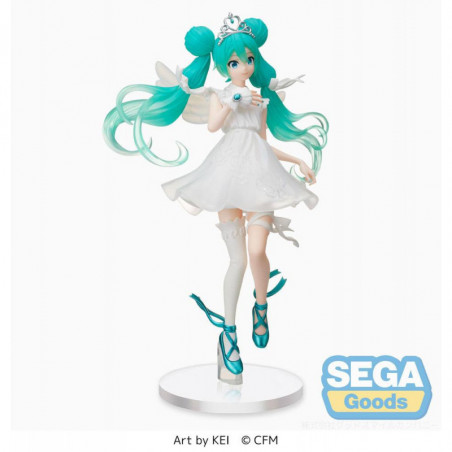 Hatsune Miku statuette PVC SPM 15th Anniversary KEI Ver. 24 cm SEGA - 8